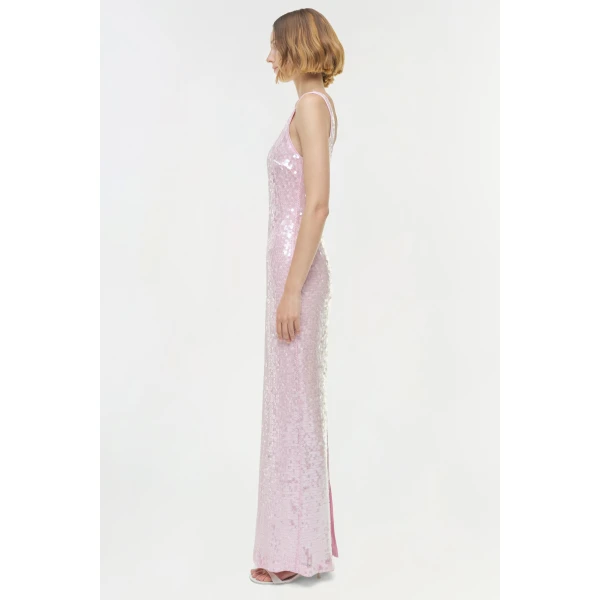 Simkhai Bex Embellished Dress in Tulip, view 4