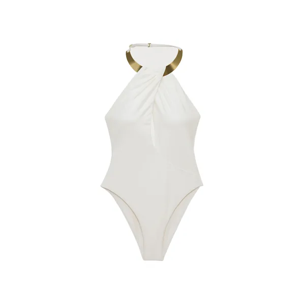 SIMKHAI Bindi Draped One Piece