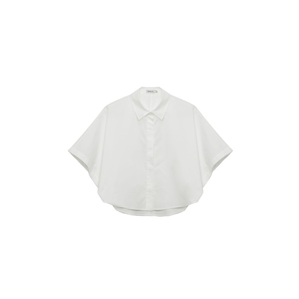 Simkhai Blair Cotton Shirt in White