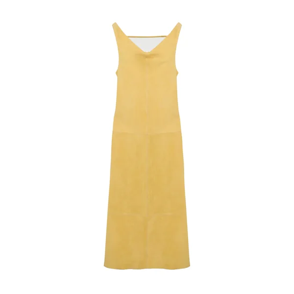 SIMKHAI Bridger Suede Halter Midi Dress