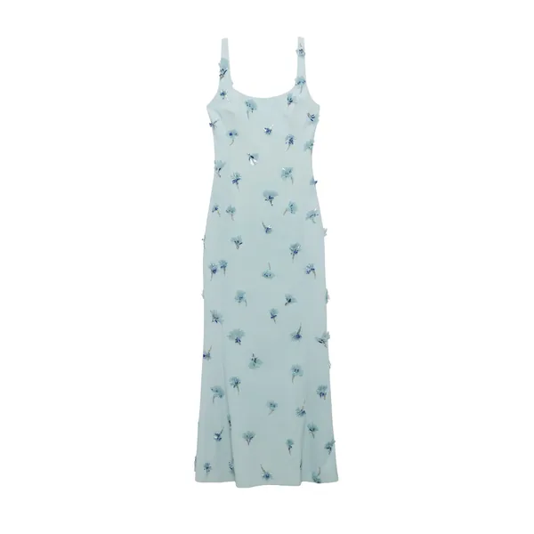 SIMKHAI Briella Embellished Crepe Gown