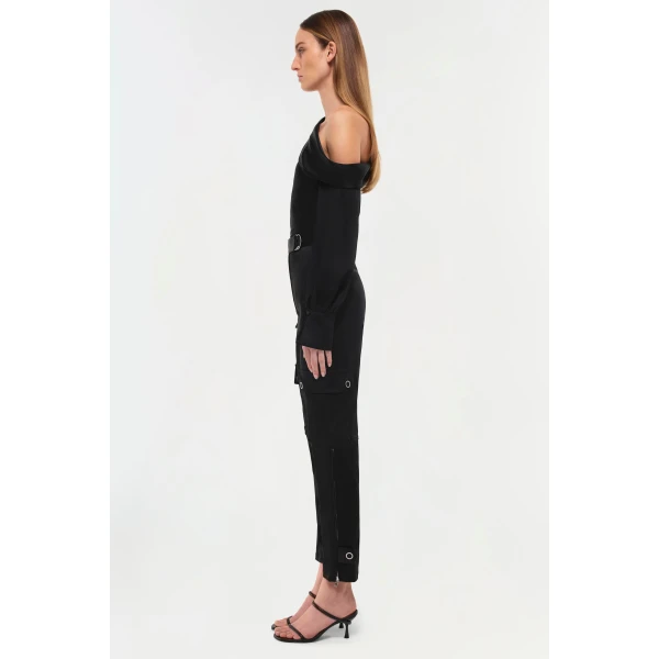 Simkhai Carolina Pant in Black, view 4