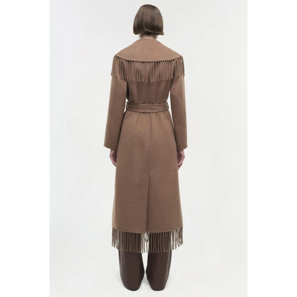 Simkhai Carrie Coat in Camel, view 4