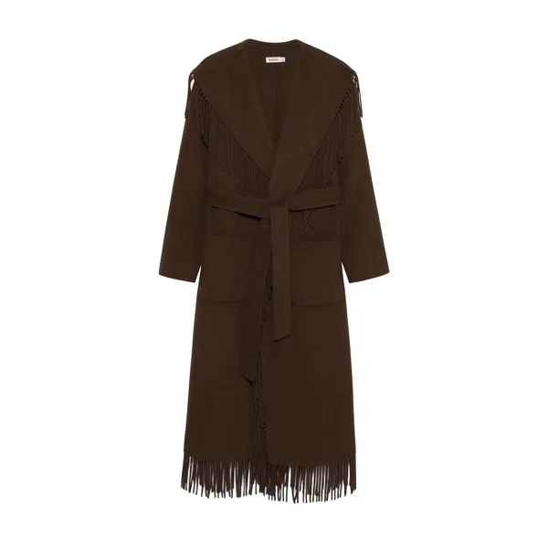 SIMKHAI Carrie Fringe Coat