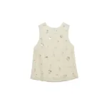 Simkhai Celia Embellished Organza Top in Yolk