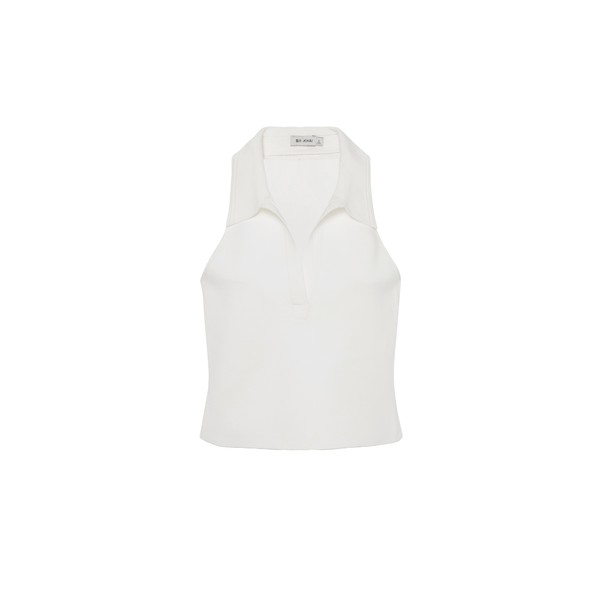SIMKHAI Chloe Knit Halter Tank
