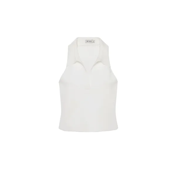 SIMKHAI Chloe Knit Halter Tank
