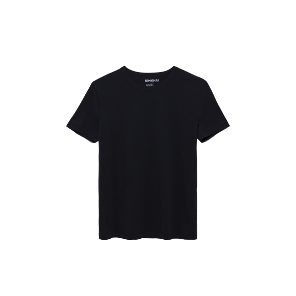 Simkhai Crewneck T-Shirt in Black Top