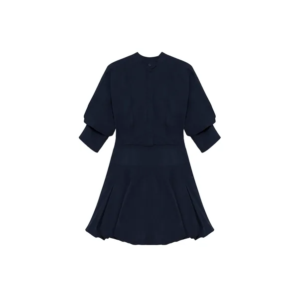 SIMKHAI Effie Cotton Bubble Mini Dress