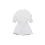 Simkhai Effie Cotton Bubble Mini Dress in White
