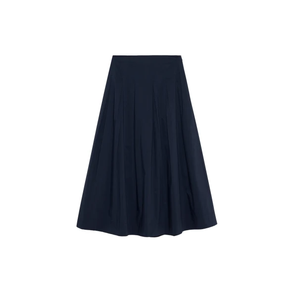 SIMKHAI Elora Cotton Midi Skirt