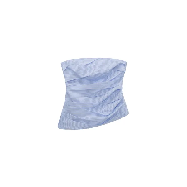 SIMKHAI Emerson Ruched Bustier Top