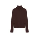 Simkhai Fenwick Cashmere Turtleneck in Chocolate Knit