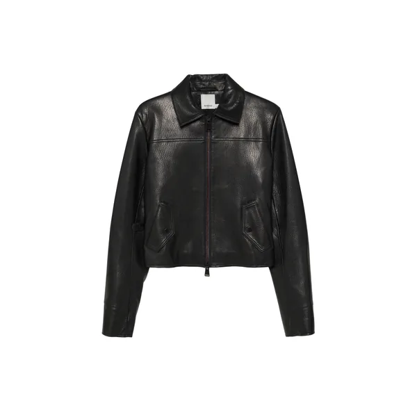 SIMKHAI Freeman Leather Jacket