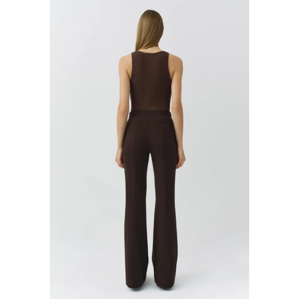 Simkhai Kenna Trouser in Chocolate, view 5
