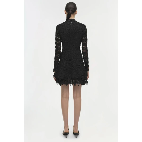 Simkhai Signature Joy Dress in Black, view 5