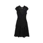 Simkhai Signature Laura Lace Dress in Black
