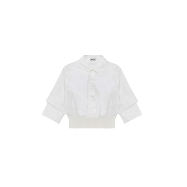 SIMKHAI Stiles Cotton Knit Shirt