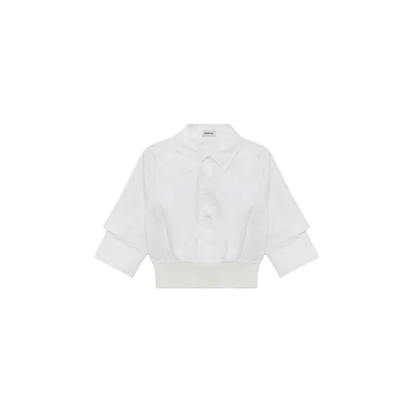 SIMKHAI Stiles Cotton Knit Shirt