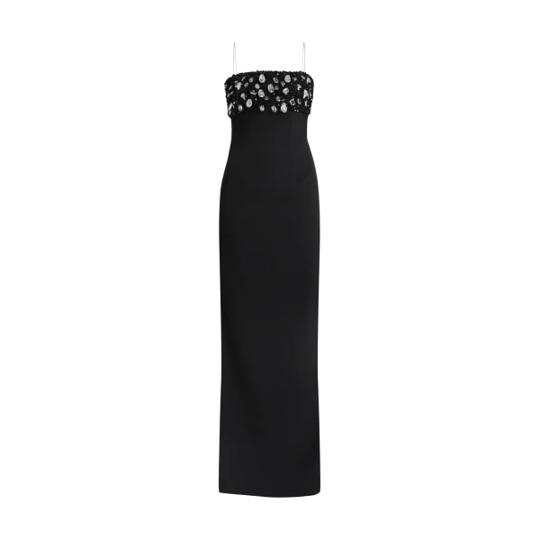 Nyra Long Dress in Black