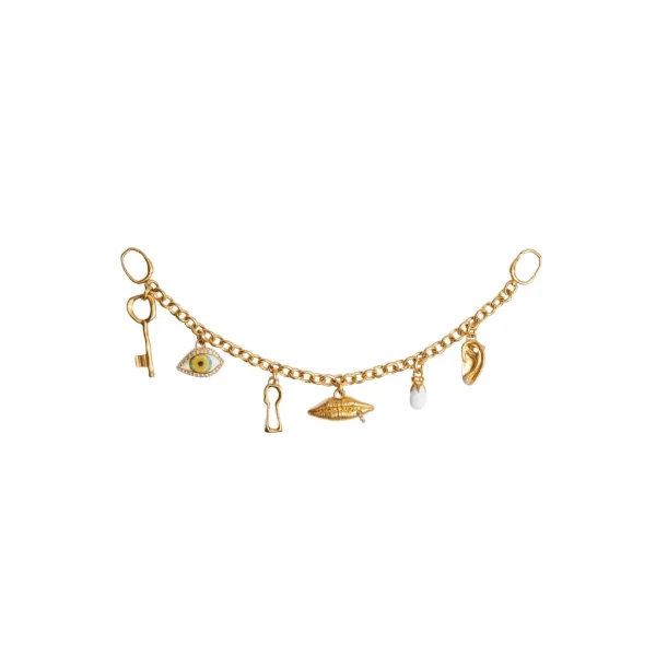 schiaparelli anatomical charms chain