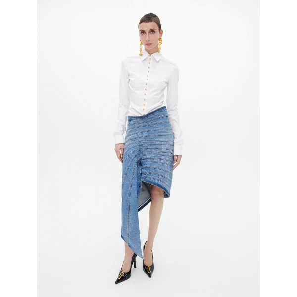 bleu skirt