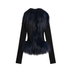 Schiaparelli bi-material cardigan