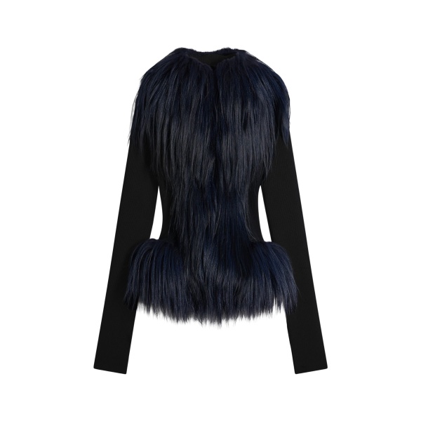 Schiaparelli bi-material cardigan