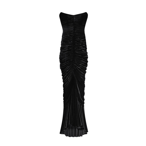 Schiaparelli corset strapless dress