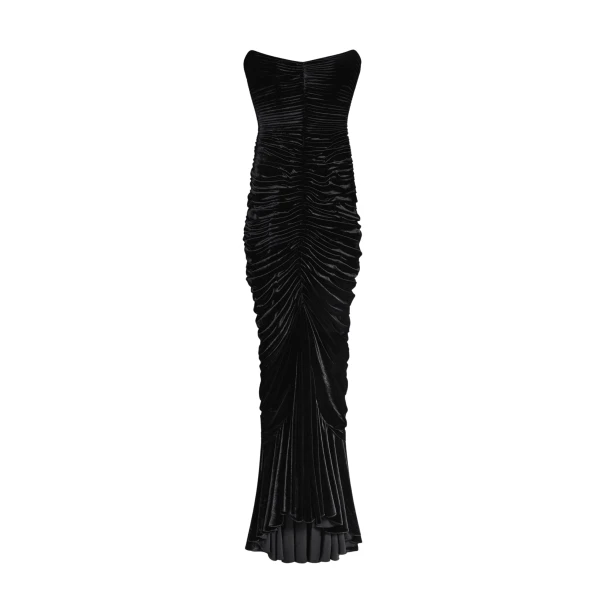Schiaparelli corset strapless dress