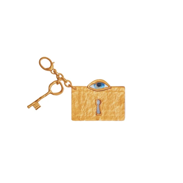 schiaparelli decorative key charm