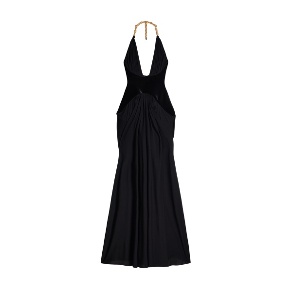 Schiaparelli draped bijou dress