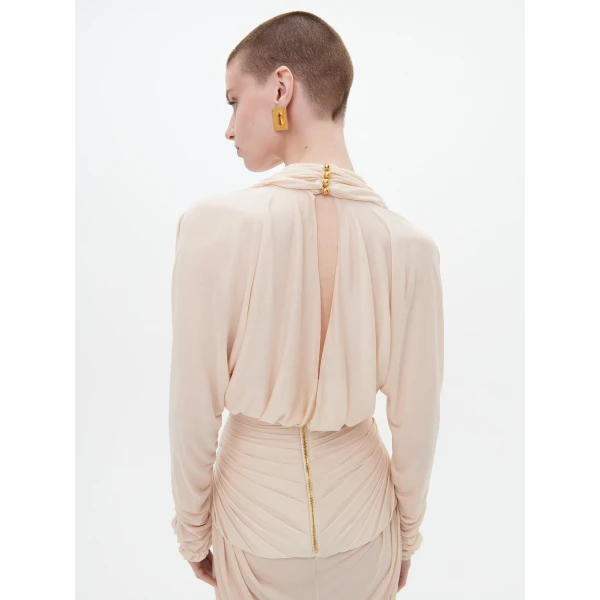 Schiaparelli draped dress