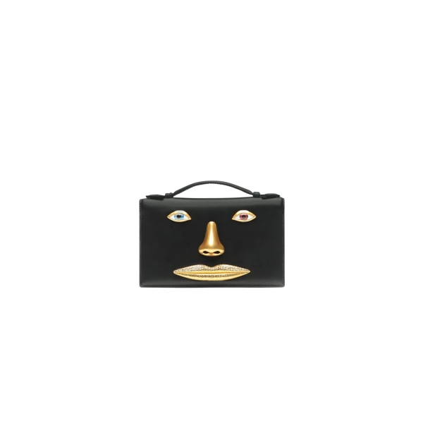 schiaparelli face clutch