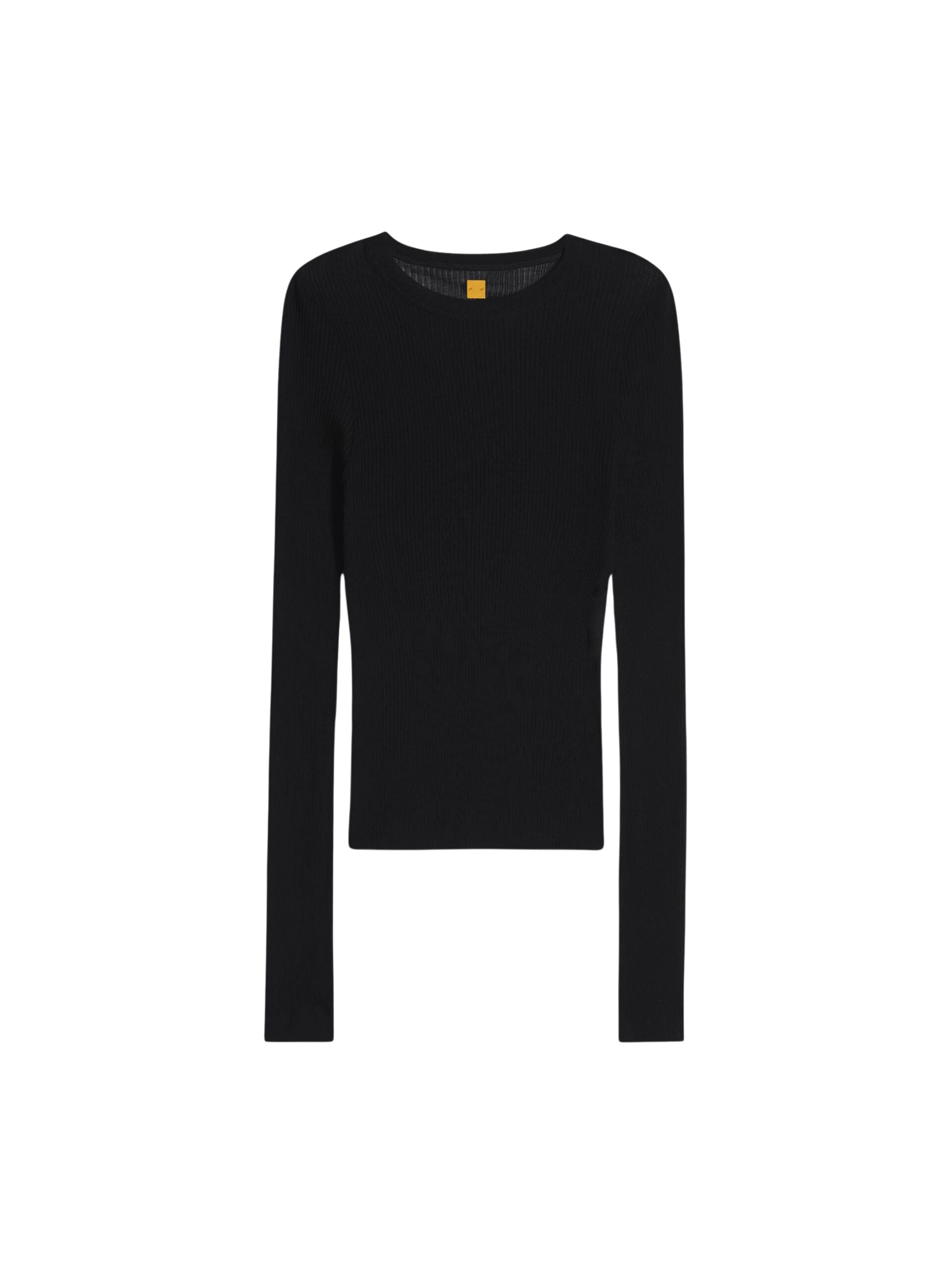 Schiaparelli-Schiaparelli-Fine-Ribbed-T-Shirt-scaled32699_nobg Schiaparelli fine-ribbed t-shirt