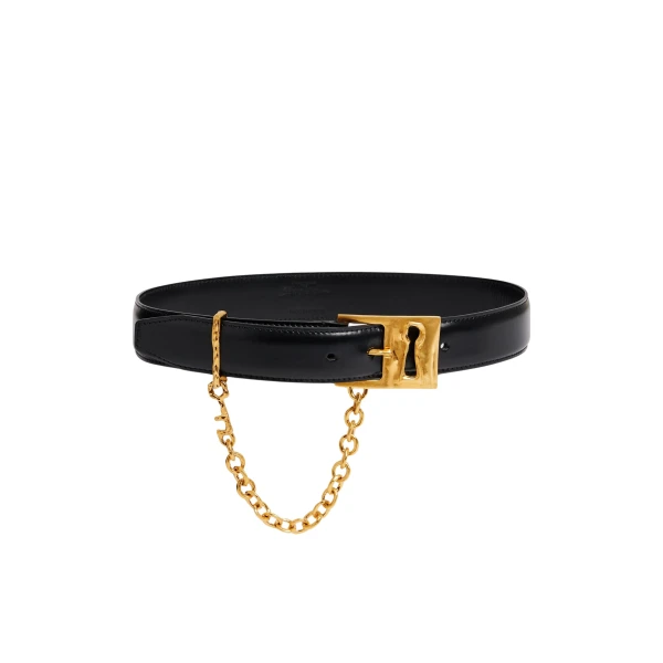 Schiaparelli Gusset Chain Keyhole Belt
