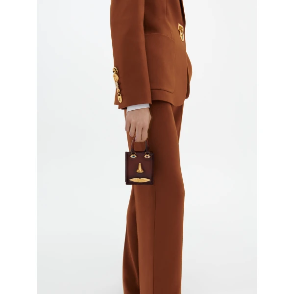 Schiaparelli hair embroidery padlock jacket