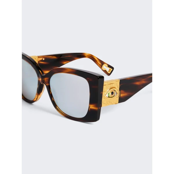 schiaparelli keyhole tortoise sunglasses price
