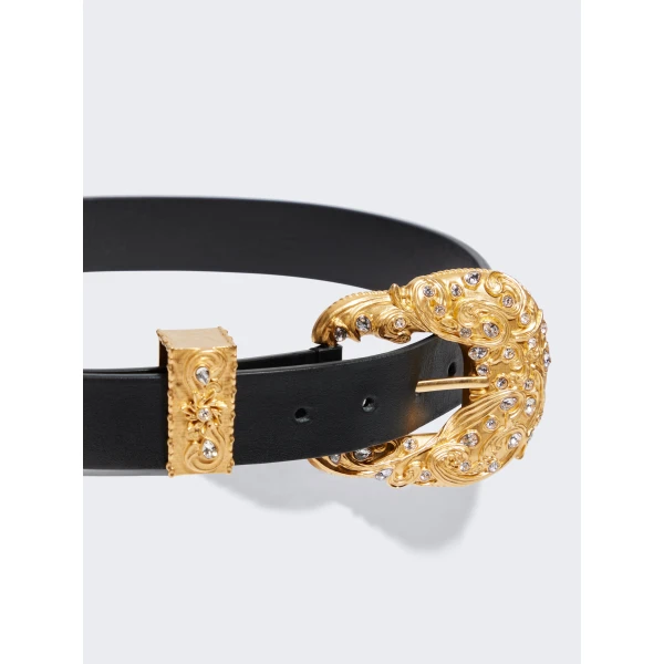 schiaparelli rhinestones western belt price