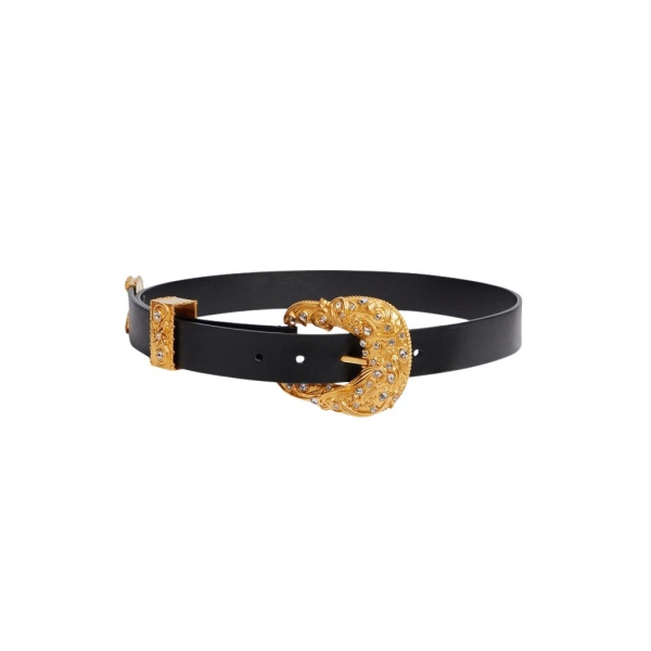 schiaparelli rhinestones western belt