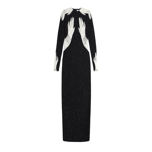Schiaparelli trompe-l'œil hand dress