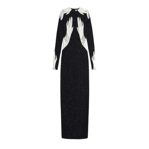 Schiaparelli trompe-l'œil hand dress