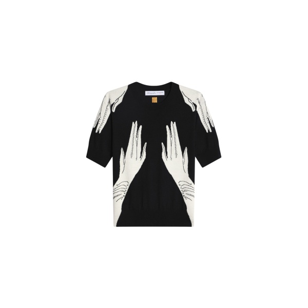 Schiaparelli trompe-l'œil hand top