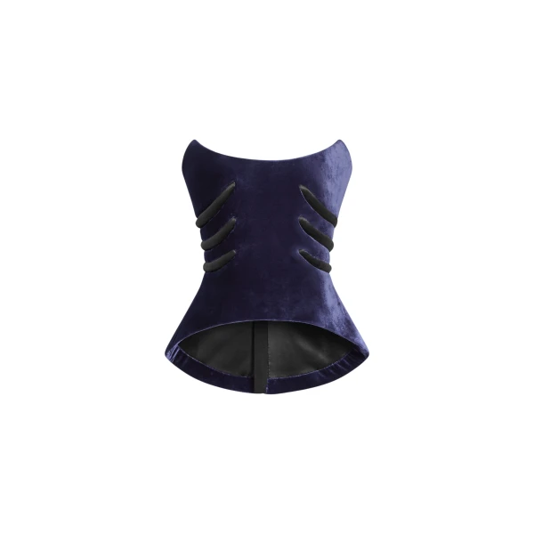 Schiaparelli trompe l'oeil bustier