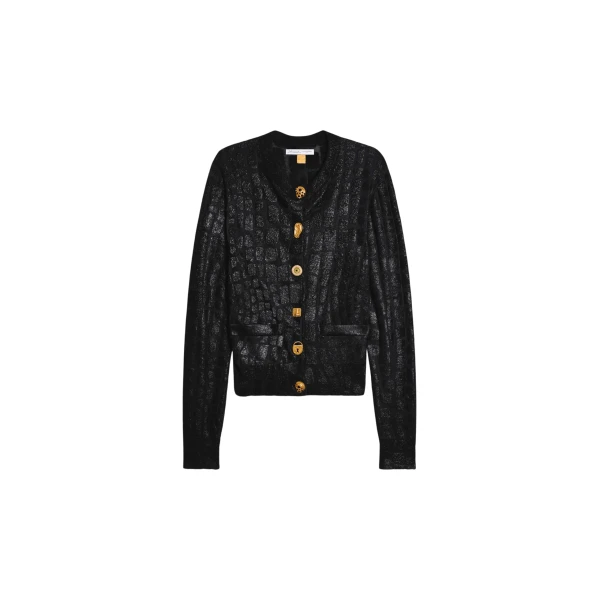 Schiaparelli trompe l'oeil knit cardigan