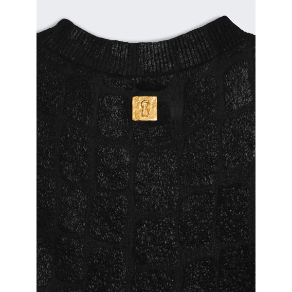 Schiaparelli trompe l'oeil knit top