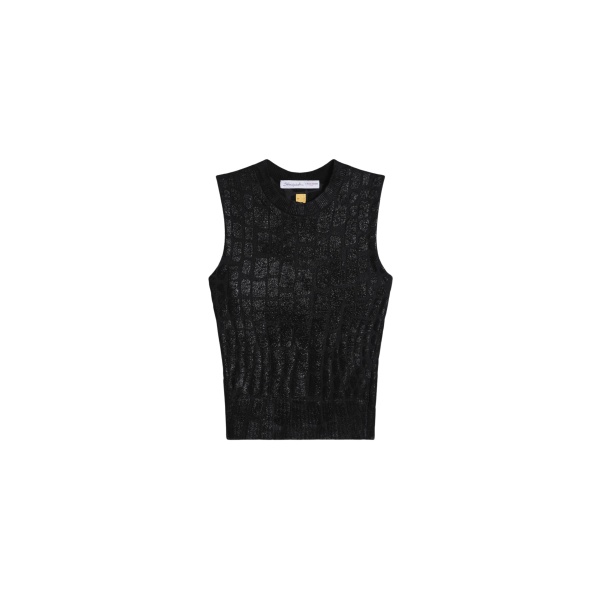 Schiaparelli trompe l'oeil knit top
