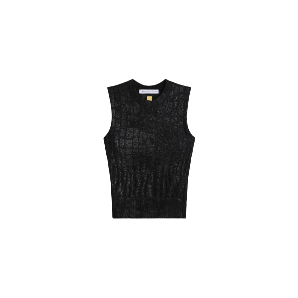 Schiaparelli trompe l'oeil knit top