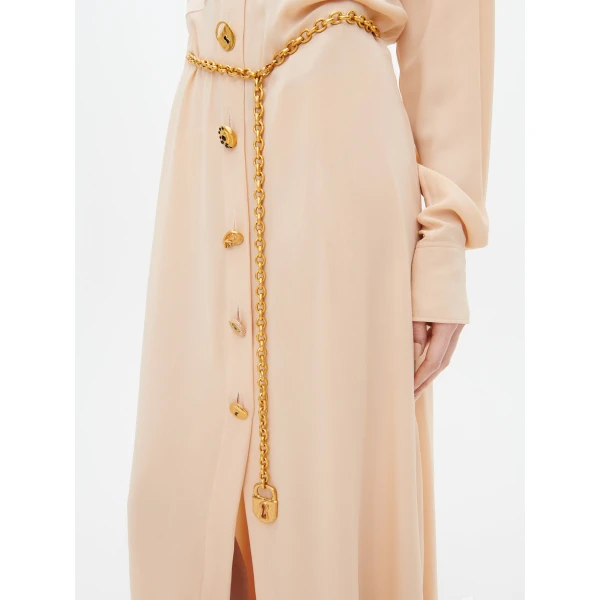 Schiaparelli trompe-l'oeil shirt dress