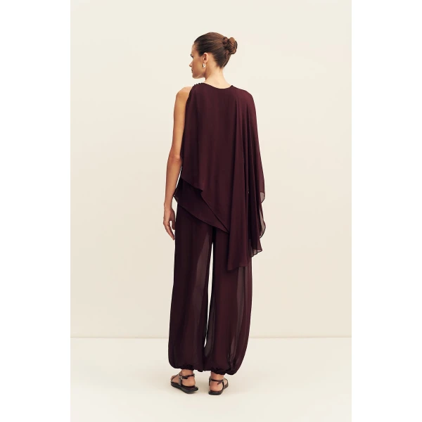 Shona Joy Amina Asymmetrical Tiered Top